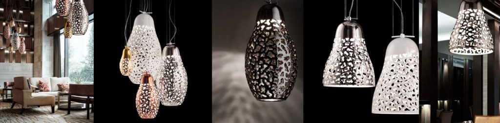 Designová porcelánová svítidla Linea Matrioške od Aldo Bernardi